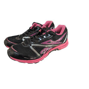 Reebok Women's Running Shoes - Black Pink Size 6 - Athletic Sneakers